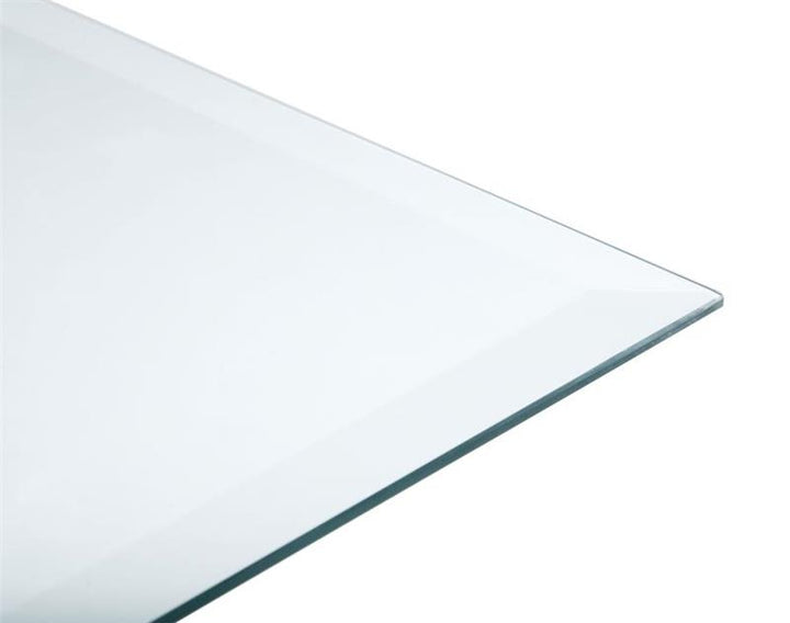 24" 6mm Square Glass Top Clear (CB2424-6)