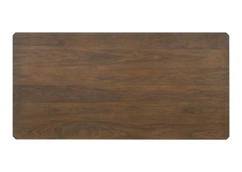 Wethersfield Dining Table with Clipped Corner Medium Walnut (109841)