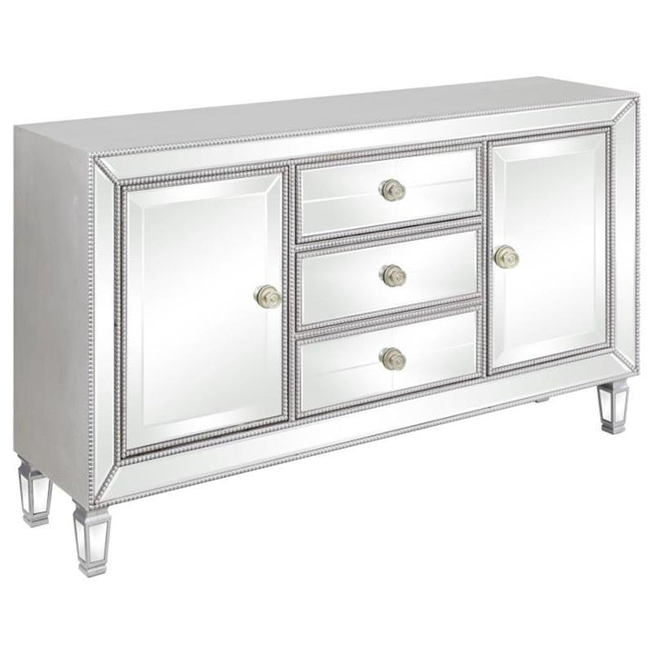 Leticia 3-drawer Accent Cabinet Silver (950825)