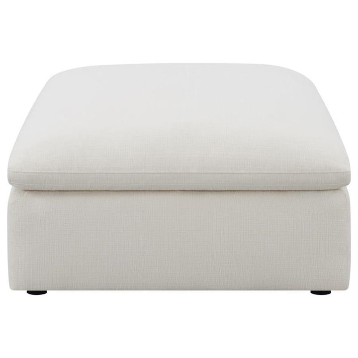 Hobson Cushion Seat Ottoman Off-White (551453)