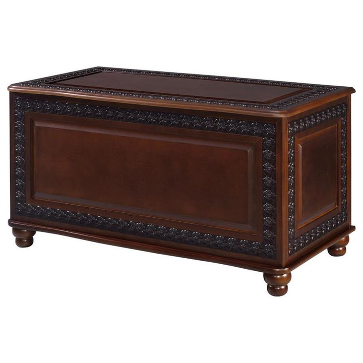 Finlay Flip Open Storage Cedar Chest Deep Tobacco (900012)