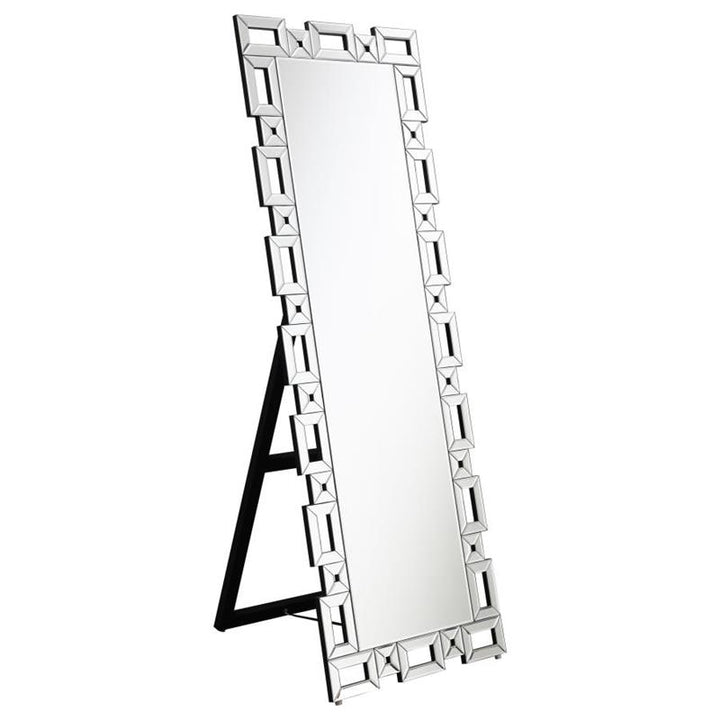 Tavin Geometric Frame Cheval Mirror (961634)