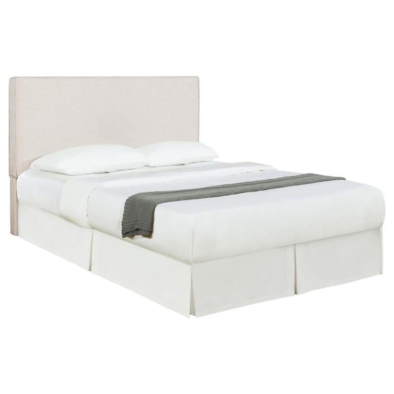 Kosmo Rectangular Upholstered Headboard Sand (315993QF)