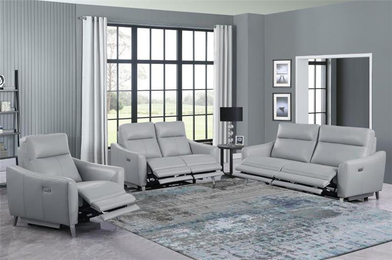 Derek Upholstered Power Living Room Set (602501P-S3)