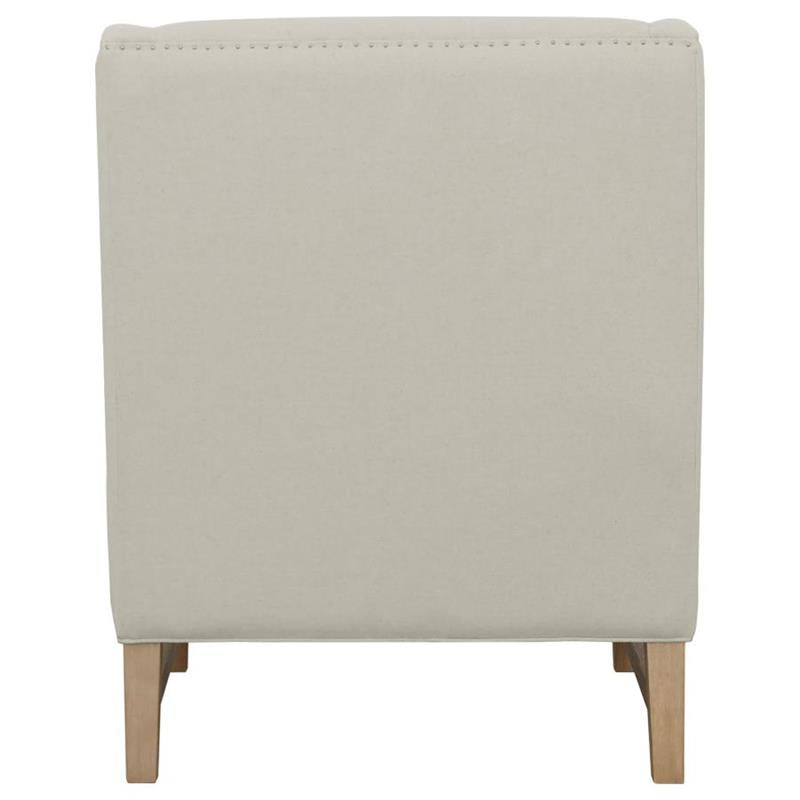 Fleur Wing Back Accent Chair Cream (902490)