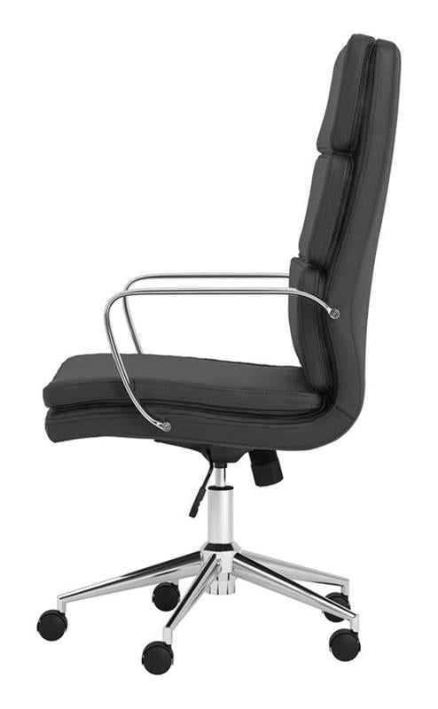 Ximena High Back Upholstered Office Chair Black (801744)