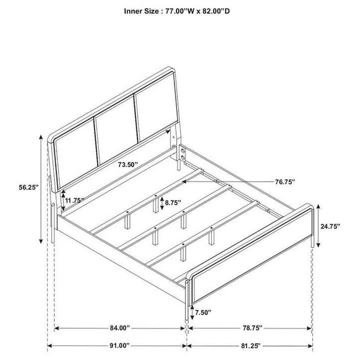 E KING BED (224331KE)