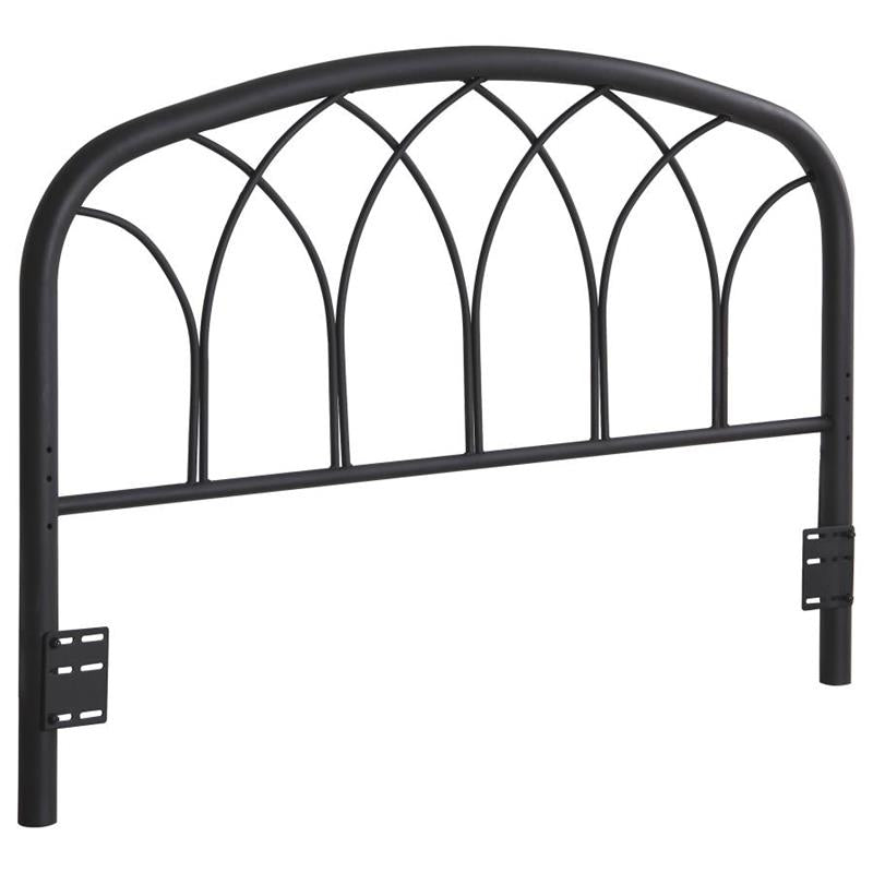 Anderson Queen / Full Arched Headboard Black (300184QF)