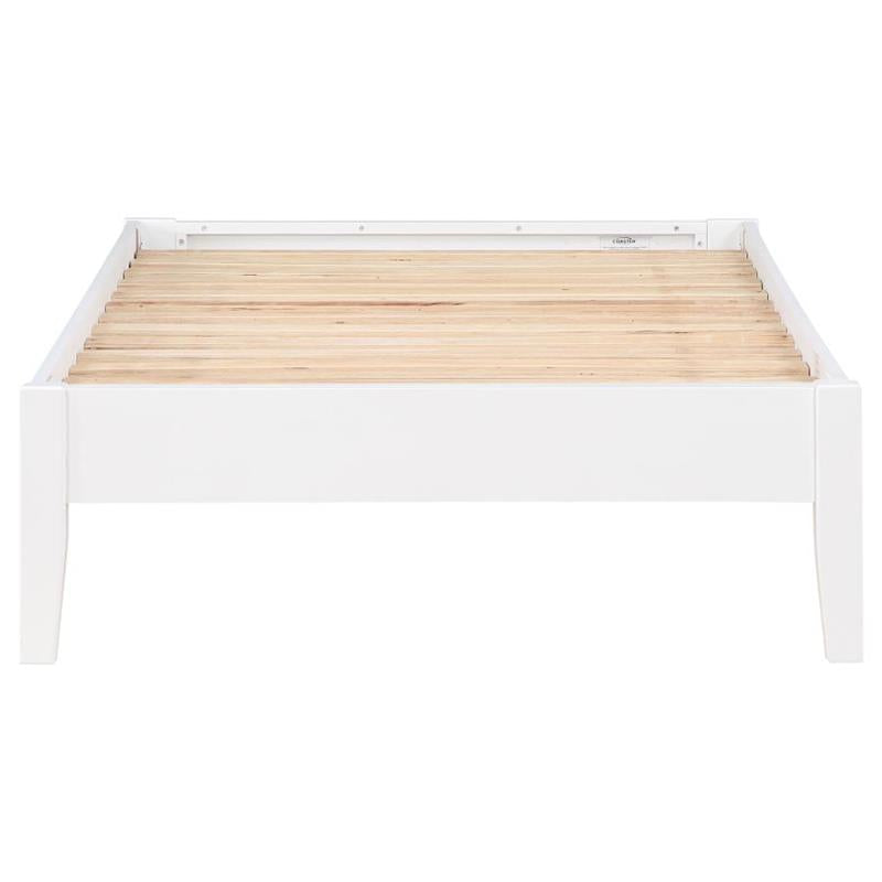 Hounslow Platform Full Bed White (306128F)