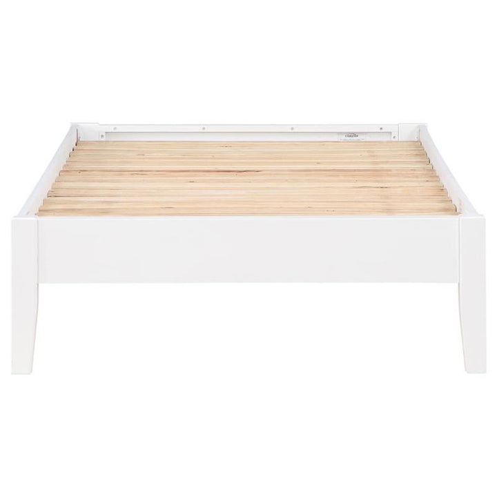 Hounslow Platform Full Bed White (306128F)