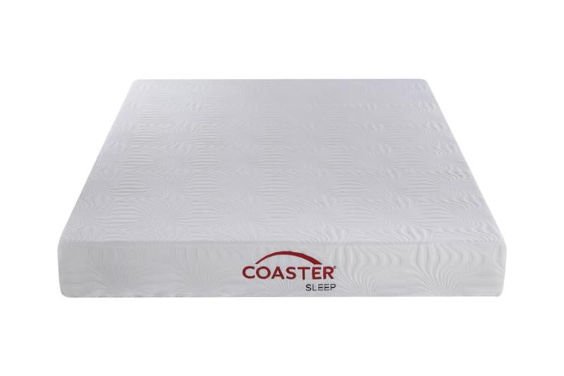 Keegan Twin Long Memory Foam Mattress White (350063TL)