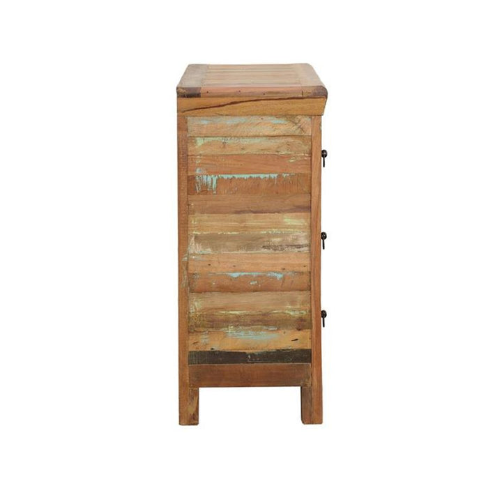 Harper 4-drawer Accent Cabinet Reclaimed Wood (950366)