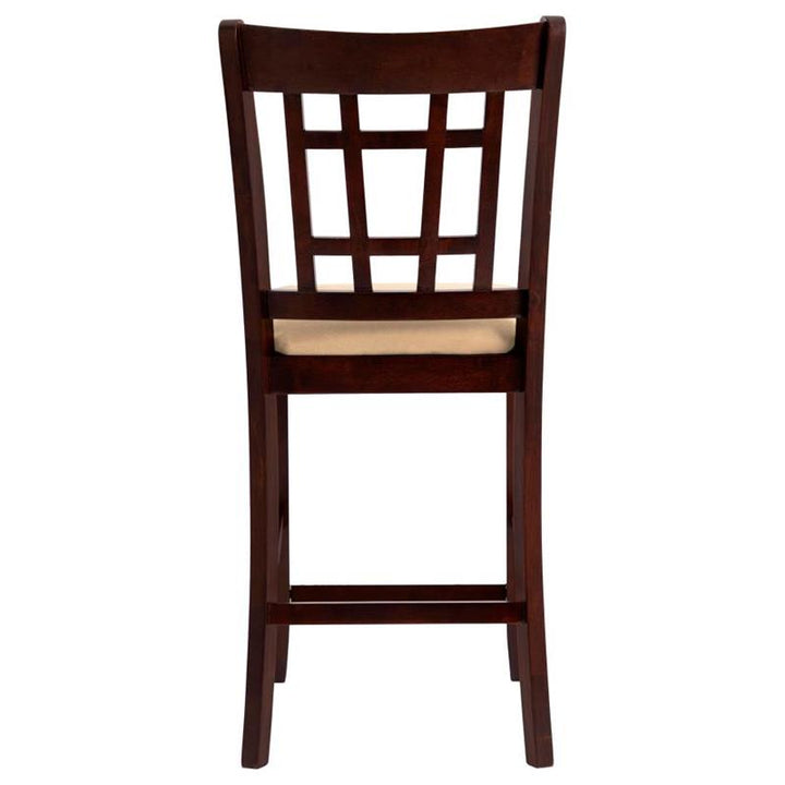 Lavon 24" Counter Stools Tan and Brown (Set of 2) (100889N)