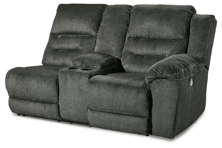 Nettington Right-Arm Facing Power Reclining Loveseat with Console (4410190)