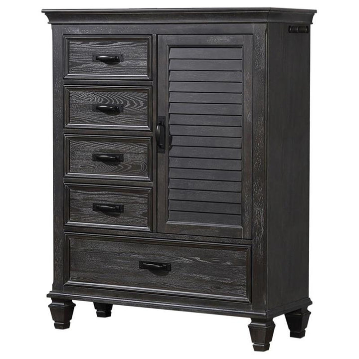 Franco 5-drawer Door Chest Weathered Sage (205736)