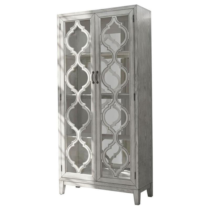 Mckellen 2-door Tall Cabinet Antique White (953375)