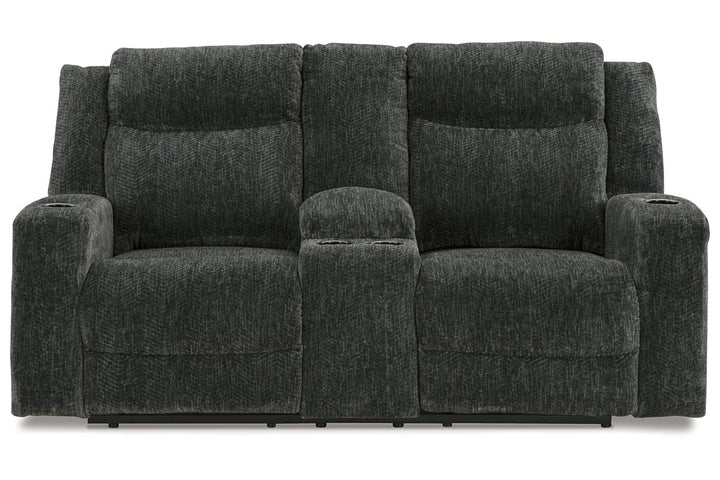 Martinglenn Power Reclining Loveseat with Console (4650496)