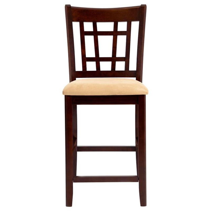 Lavon 24" Counter Stools Tan and Brown (Set of 2) (100889N)