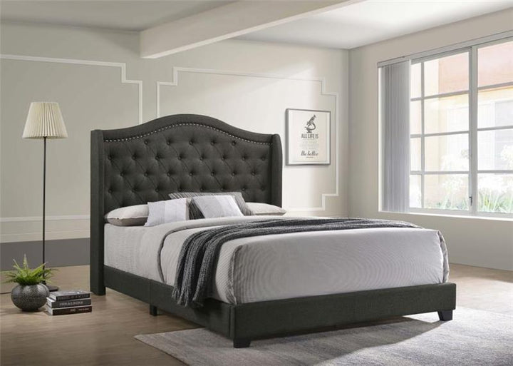 Sonoma Camel Back Full Bed Grey (310072F)