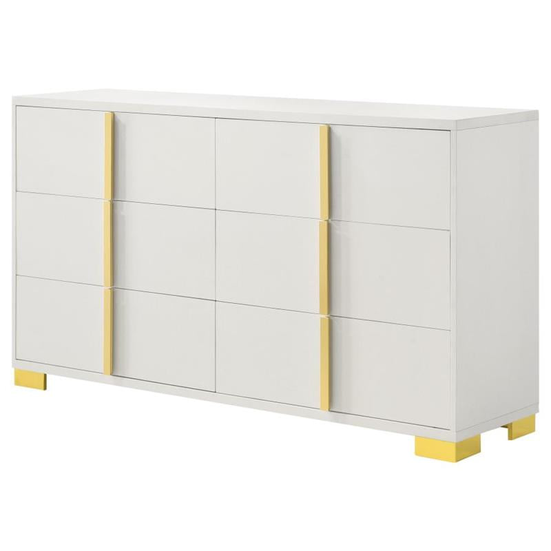 Marceline 6-drawer Dresser White (222933)
