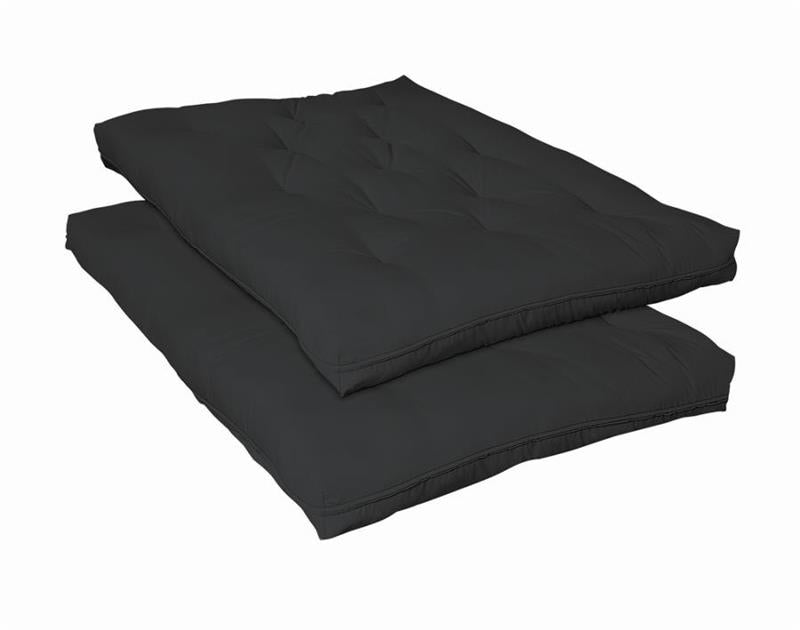 9" Deluxe Innerspring Futon Pad Black (2009IS)