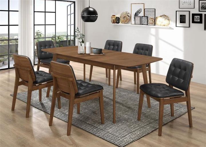 Redbridge Rectangular 7-piece Dining Set Natural Walnut (106591-S7K)