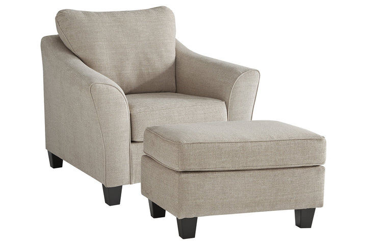 Abney Chair and Ottoman (49701U1)
