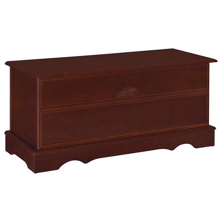 Paula Rectangular Cedar Chest Warm Brown (4694)