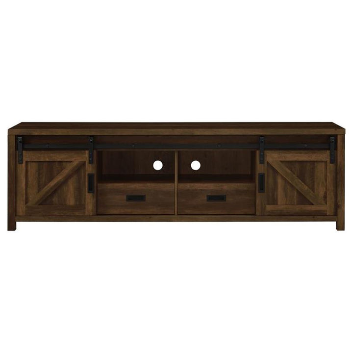 Madra Rectangular TV Console with 2 Sliding Doors (736273)