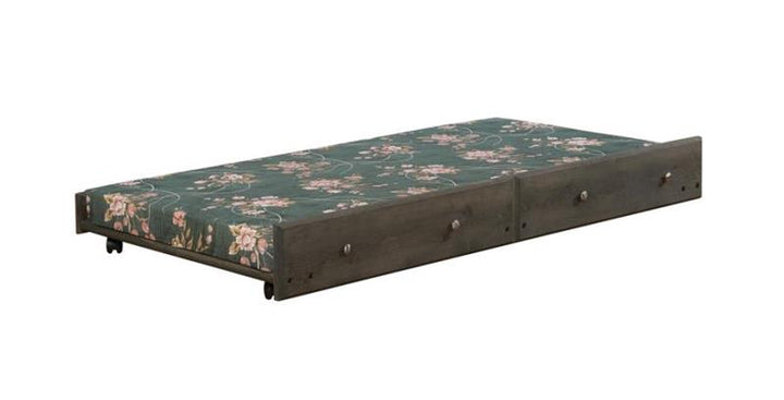 Wrangle Hill Trundle with Bunkie Mattress Gun Smoke (400836)