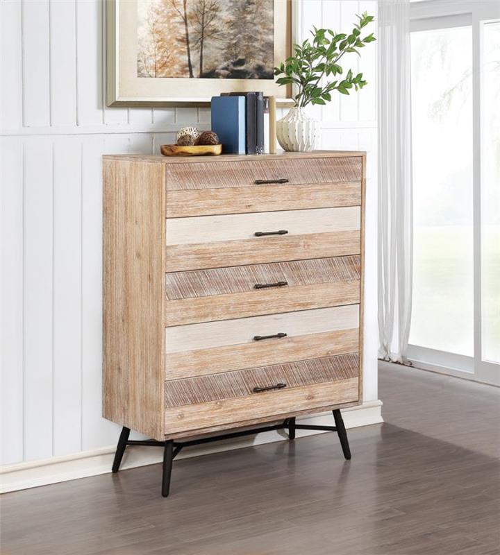 Marlow 5-drawer Chest Rough Sawn Multi (215765)