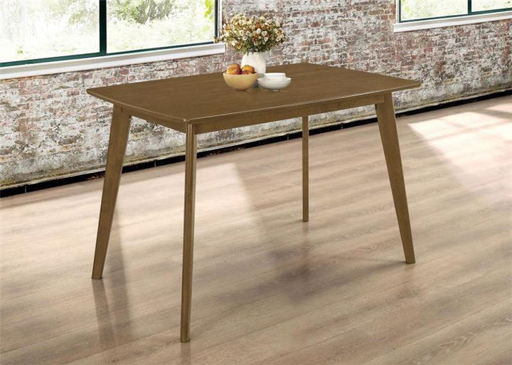 Kersey Dining Table with Angled Legs Chestnut (103061)