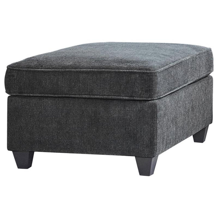 Mccord Upholstered Ottoman Dark Grey (509348)