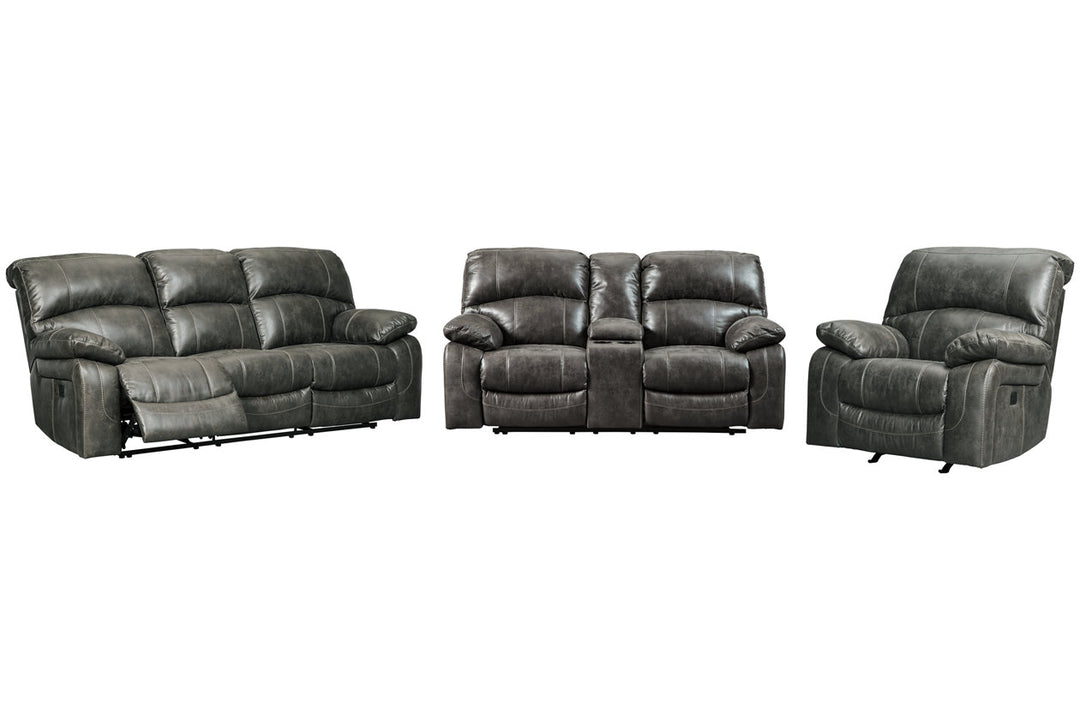 Dunwell Power Reclining Sofa and Loveseat with Power Recliner (51601U3)