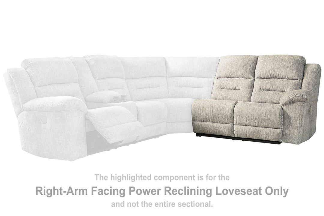 Family Den Right-Arm Facing Power Reclining Loveseat (5180275)