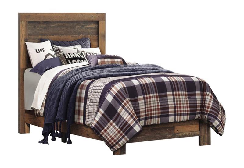 Sidney 4-piece Twin Panel Bedroom Set Rustic Pine (223141T-S4)