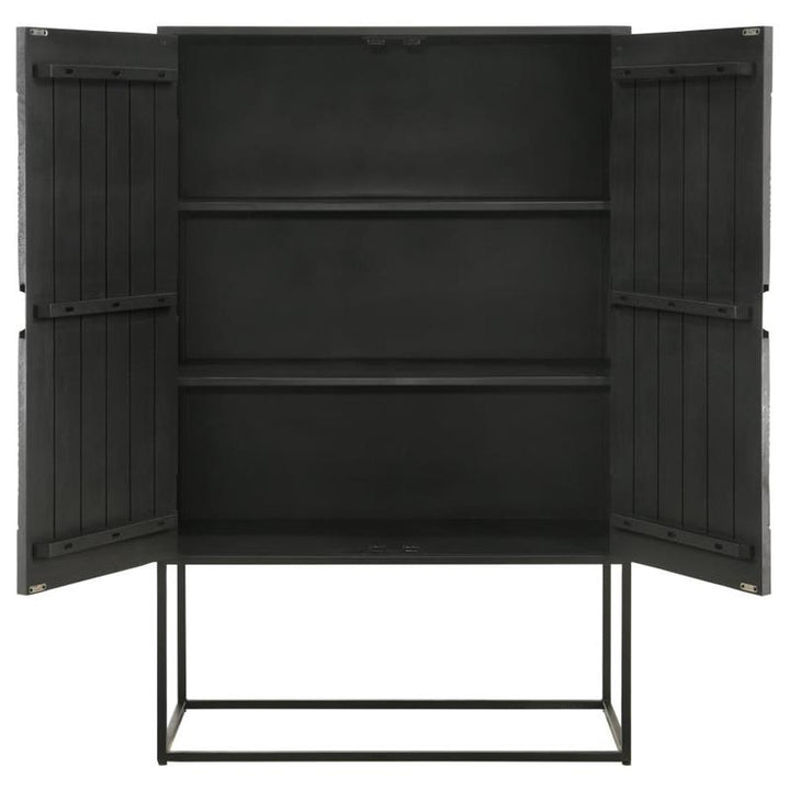 Jenna 2-door Accent Cabinet Black (953581)