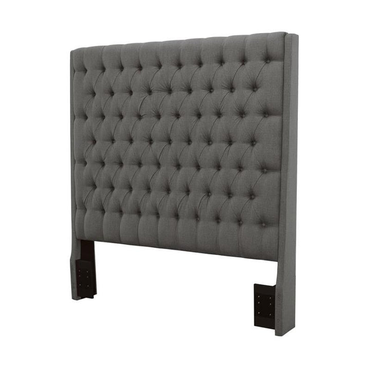 Camille Tall Tufted Queen Headboard Grey (300621QB1)