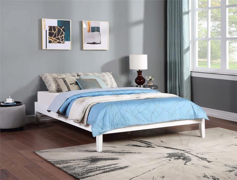 Hounslow Platform California King Bed White (306128KW)