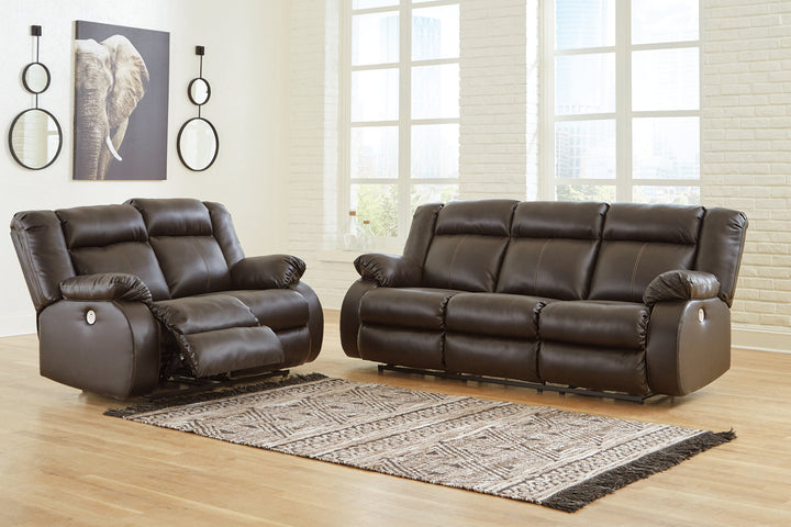 Denoron Power Reclining Sofa and Loveseat (53505U1)