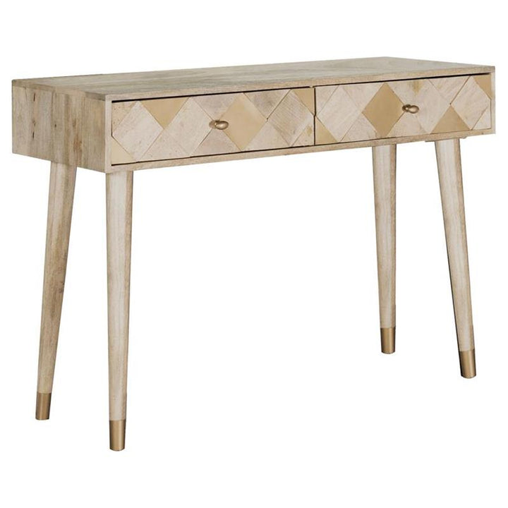 Alyssum Rectangular Storage Console Table Natural (933460)