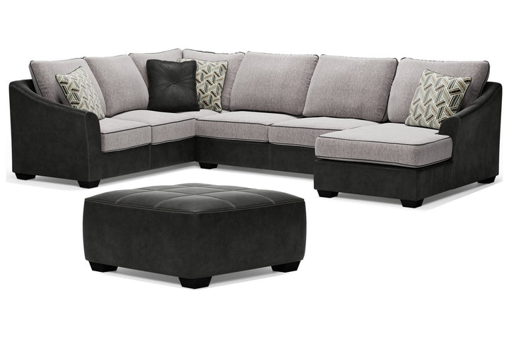 Bilgray 3-Piece Sectional with Ottoman (55003U2)