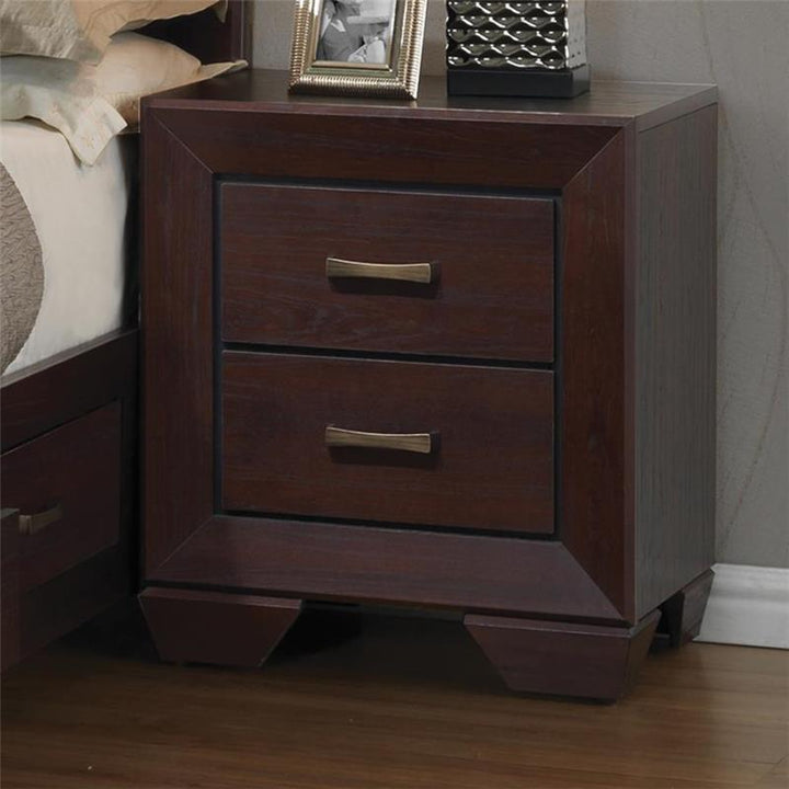 Kauffman 2-drawer Nightstand Dark Cocoa (204392)