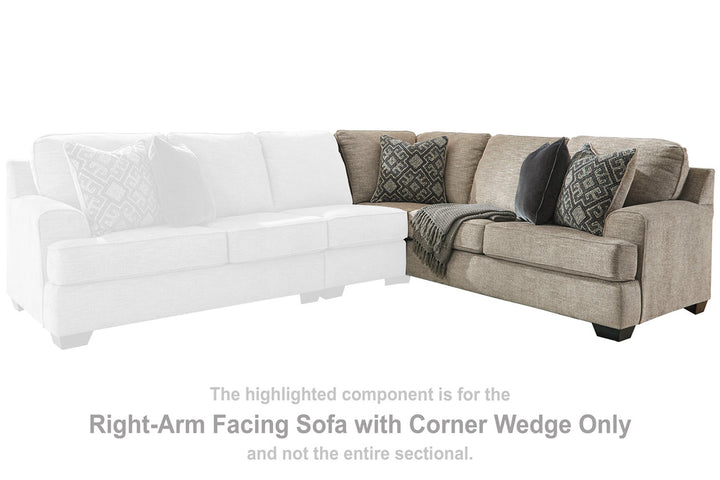 Bovarian Right-Arm Facing Sofa with Corner Wedge (5610349)