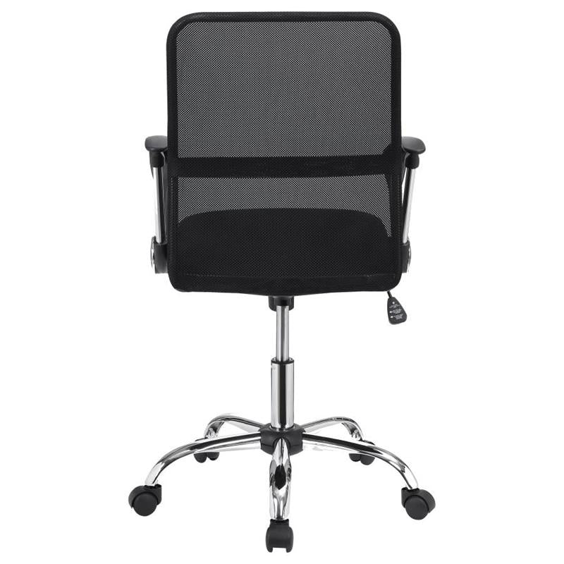 Gerta Office Chair with Mesh Backrest Black and Chrome (801319)