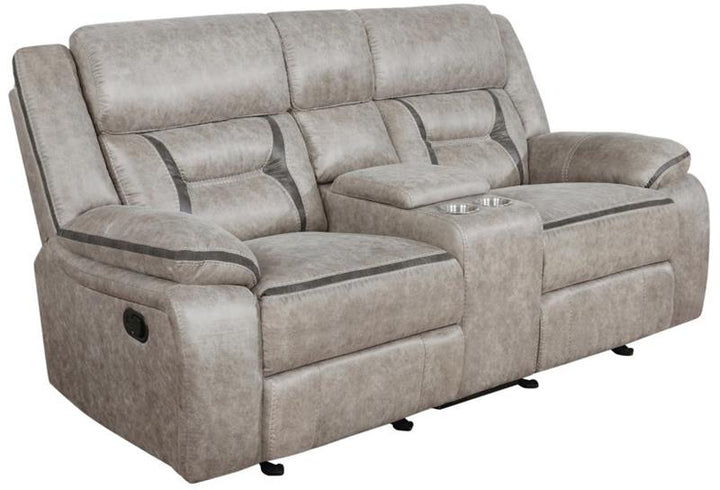 Greer Upholstered Tufted Living Room Set (651351-S3)