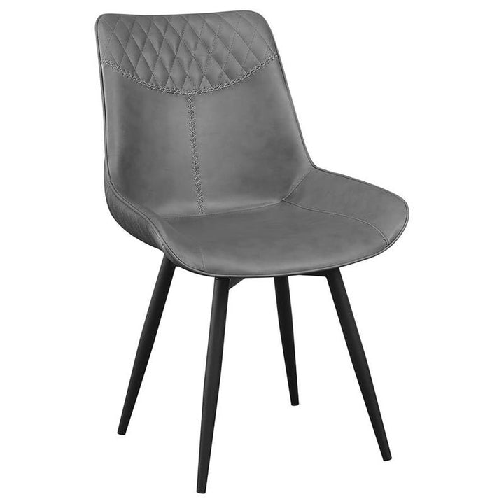 Brassie Upholstered Side Chairs Grey (Set of 2) (110272)