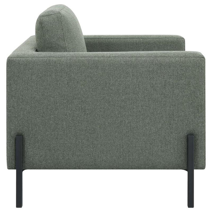 Tilly Upholstered Track Arms Chair Sage (509906)