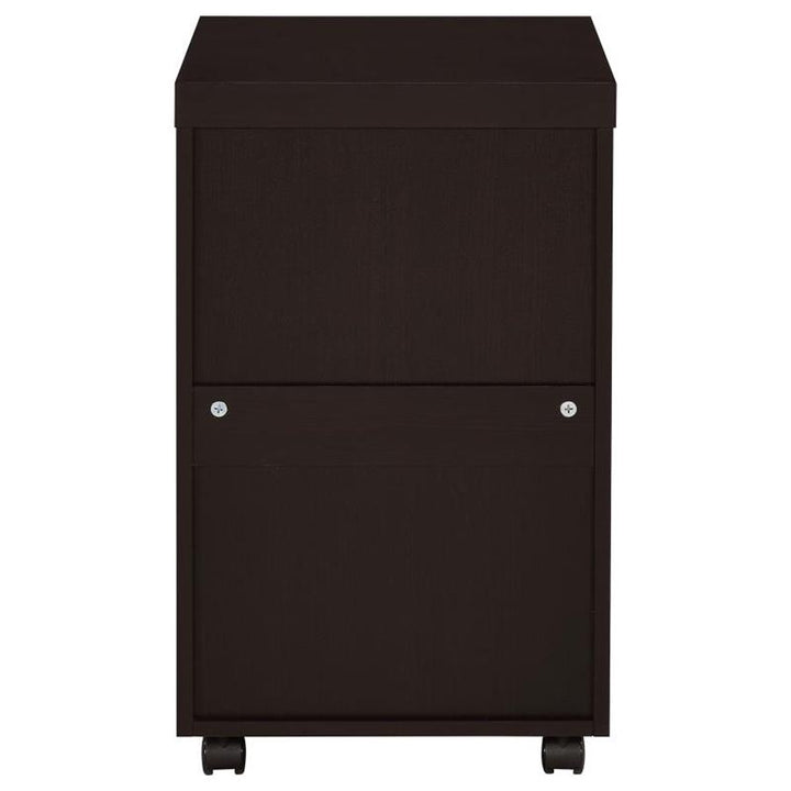 Skeena 3-drawer Mobile Storage Cabinet Cappuccino (800903)