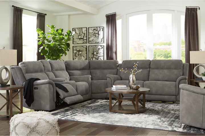 Next-Gen DuraPella 3-Piece Power Reclining Sectional with Power Recliner (59301U2)